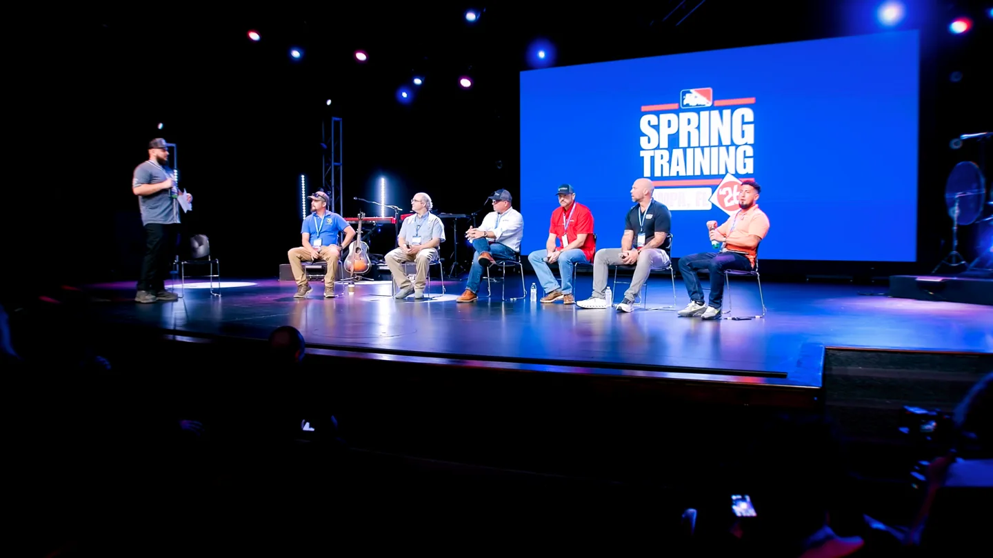 Panel discussions on stage at the last event